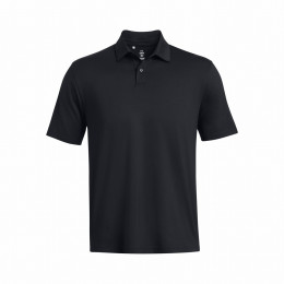 Чоловіча функціональна футболка Under Armour T2G Polo Lb чорний Black/White