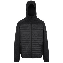 Чоловіча куртка Regatta Newhill Hybrid сірий Ash/Black