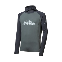 Чоловіча кофта Sensor Coolmax Thermo Mountains чорний/зелений olive/černá