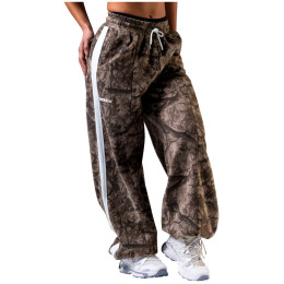 Жіночі спортивні штани Nebbia Oversized sweatpants Power світло-коричневий LIGHT BROWN CAMO