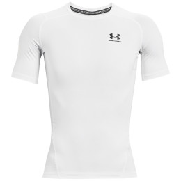 Чоловіча функціональна футболка Under Armour HG Armour Comp SS білий White/Black