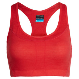 Бюстгальтер Icebreaker Wmns Meld Zone Sport Bra червоний Ember