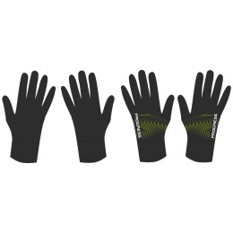 Дитячі рукавички Progress DT COOLIO GLOVES 26RZ чорний/зелений
