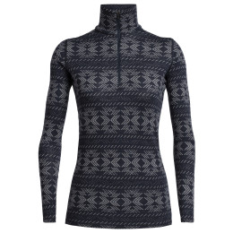 Dámské triko Icebreaker Women's 250 Vertex LS Half Zip Crystalline tmavě modrá Midnight navy