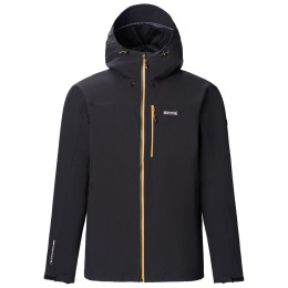 Чоловіча водонепромокна куртка Regatta Birchdale II чорний/жовтий Blk(WoodBrn)