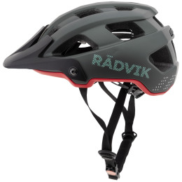 Велошолом Radvik Slag чорний/рожевий Forest Night/Azalea