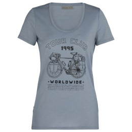 Жіноча футболка Icebreaker TechLite SS Scoop TourClub1995