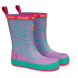 Дитячі гумові чобітки Affenzahn Rainboot Vegan Plashy Owl фіолетовий Owl