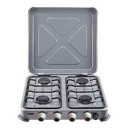 Кемпінгова плита Gimeg Čtyřplotýnkový plynový vařič se zapalovačem сірий
