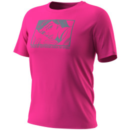 Жіноча футболка Dynafit Graphic Co T-Shirt W рожевий 6551 - flamingo/BOYFRIEND