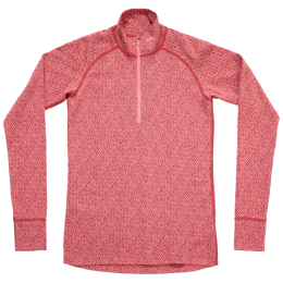 Жіноча функціональна футболка Devold Signature Silk 230 Zip Wmn рожевий Apricot