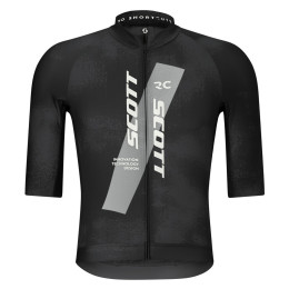 Чоловіча велофутболка Scott Jersey M's RC Pro чорний/сірий black/white