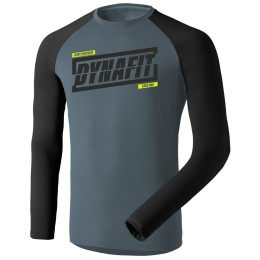 Чоловіча футболка Dynafit 24/7 M L/S Tee чорний/сірий 0721 - cinder/0910