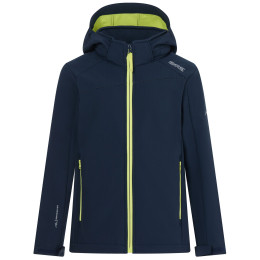 Дитяча софтшелова куртка Regatta Haydenbury Navy (Wild Lime) синій/зелений Navy (Wild Lime)