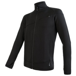 Чоловіча функціональна толстовка Sensor Tecnostretch, довга блискавка чорний