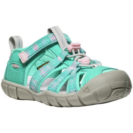 Дитячі сандалі Keen Seacamp II Cnx Children Bright Aqua/Giggle Pink блакитний bright aqua/giggle pink