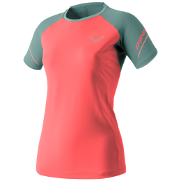Жіноча футболка Dynafit Alpine Pro W S/S Tee рожевий/зелений 6171 - cabana/3090