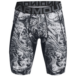 Чоловіча функціональна нижня білизна Under Armour HG Armour Print Long Sts сірий Pitch Gray / / White