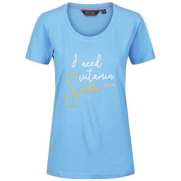 Жіноча футболка Regatta Filandra IV блакитний Blueskies