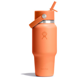 Термокружка Hydro Flask Wide Flex Straw Travel Bottle 24 Oz помаранчевий nectar orange