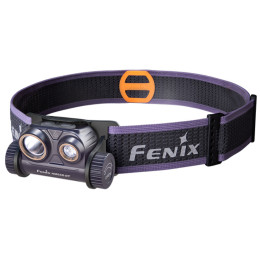 Налобний ліхтарик Fenix HM65R-DT чорний/фіолетовий
