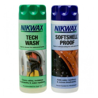 Засіб для догляду  Nikwax Twin Tech Wash + Softshell Proof 2x300ml