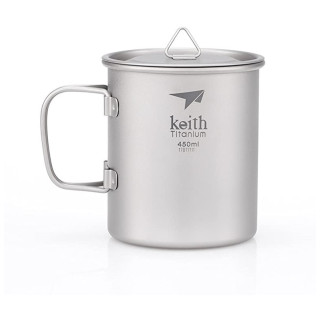 Кружка Keith Titanium Single-Wall Tit. Mug 450 ml сірий