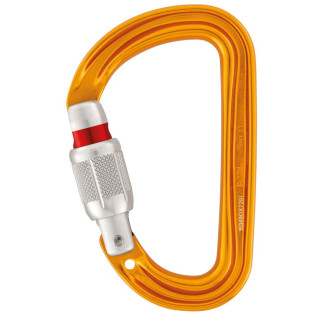 Karabina s pojistkou Petzl Sm´D Screw Lock oranžová Orange