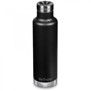 Термопляжка з нержавіючої сталі Klean Kanteen Insulated Classic Narrow 25oz (w/Pour Through Cap) чорний