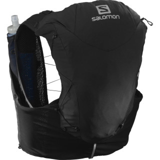 Біговий жилет Salomon Adv Skin 12 With Flasks чорний