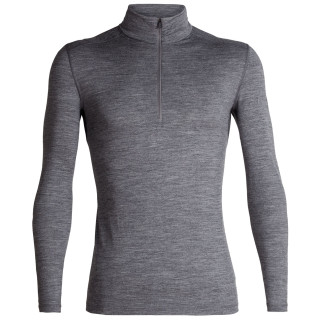 Pánské triko Icebreaker Mens 200 Oasis LS Half Zip šedá Gritstone HTHR