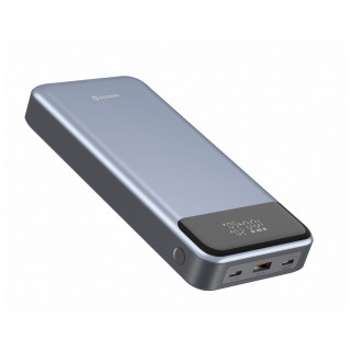 Повербанк Swissten POWER BANK 30000 mAh чорний/срібний