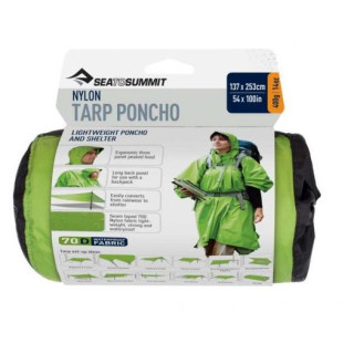 Pláštěnka Sea to Summit Nylon Tarp Poncho zelená green