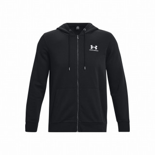 Чоловіча толстовка Under Armour Essential Fleece FZ Hood чорний