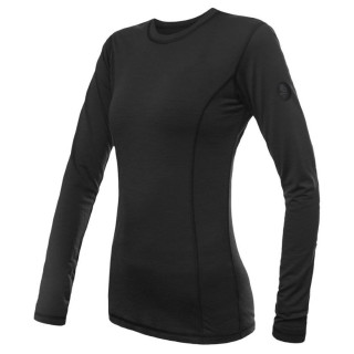 Жіноча функціональна футболка Sensor Merino Air чорний black