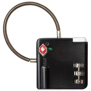 Замок Craghoppers TSA Padlock Combo/Cable чорний