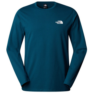 Чоловіча футболка The North Face M L/S Simple Dome Tee синій MIDNIGHT PETROL