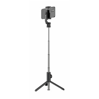 Селфі палка Swissten BLUETOOTH SELFIE STICK ALUMINUM TRIPOD PRO чорний/срібний