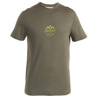 Чоловіча футболка Icebreaker Men Merino 150 Tech Lite III SS Tee Icebreaker Logo Reflections зелений