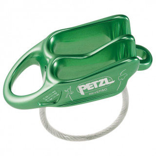 Víceúčelová jistící brzda Petzl Reverso zelená green