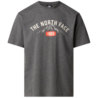 Чоловіча футболка The North Face M S/S Tee Varsity Graphic сірий TNF MEDIUM GREY HEATHER