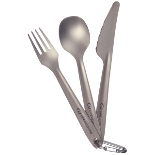 Столовий прибор LifeVenture Superlight Titanium Cutlery Set