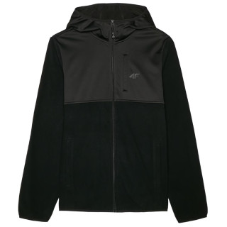 Чоловіча толстовка 4F Fleece M269 чорний DEEP BLACK