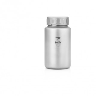 Láhev Keith Titanium Sport Bottle 900 ml šedá