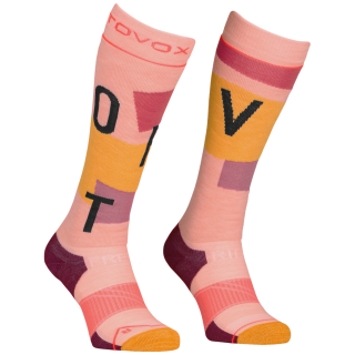 Жіночі гольфи Ortovox Freeride Long Socks Cozy Women's рожевий Bloom