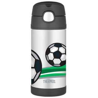 Dětská termoska Thermos Funtainer - fotbal černá Fotbal