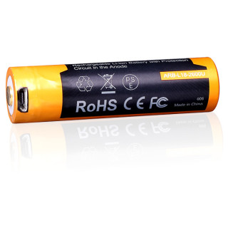 Dobíjecí baterie Fenix 18650 2600 mAh USB Li-ion