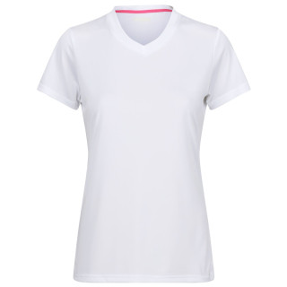 Жіноча футболка Regatta Wmn Fingal V-Neck білий