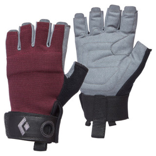 Dámské rukavice Black Diamond W'S Crag Half-Finger Gloves červená Bordeaux