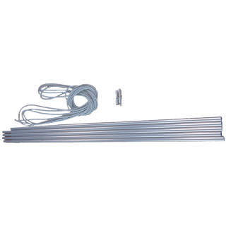 Набір сегментів Vango Alloy Pole Set 9.5mm сірий Silver